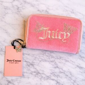 Juicy Couture Pink Wallet with Sparkling Logo